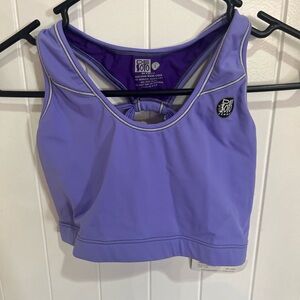 DESOTO Women's Purple Sports Bra Sz L